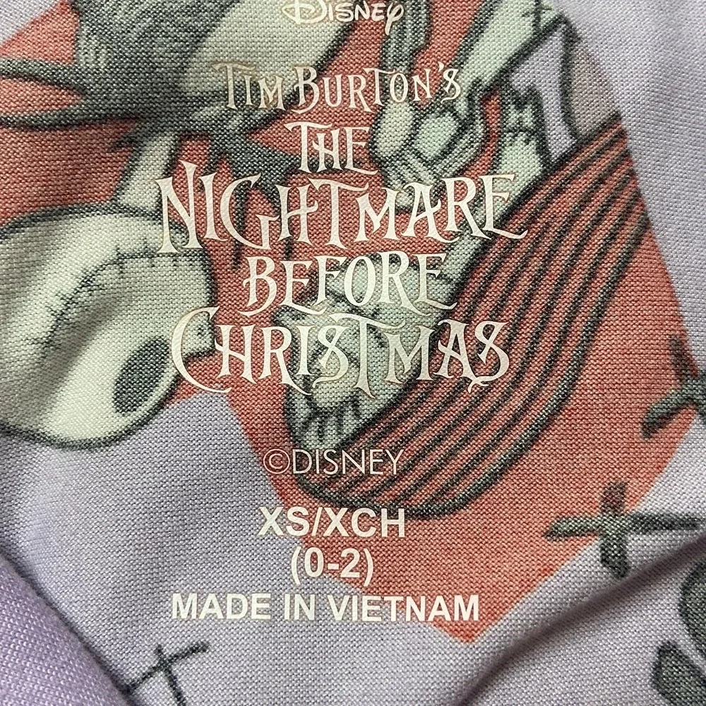 Disney Nightmare Before Christmas Pajamas XS Jack Sally Skellington Whimsigoth - Picture 10 of 15